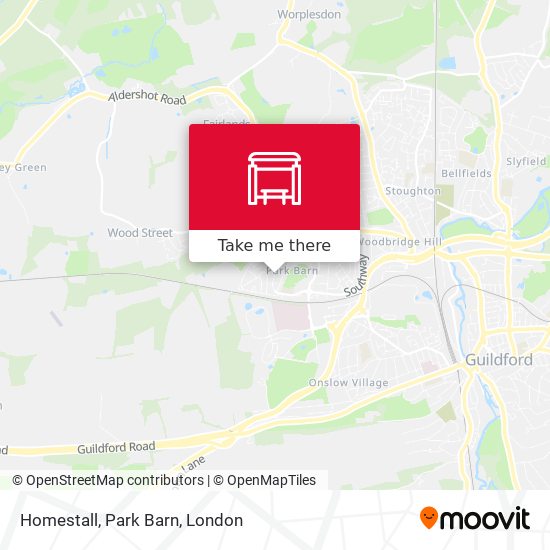 Homestall, Park Barn map