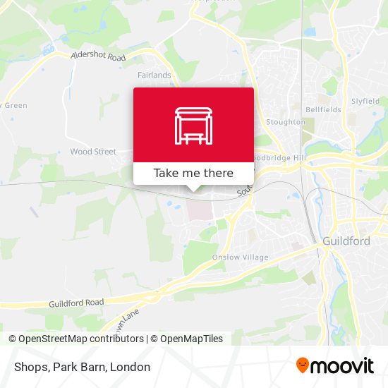Shops, Park Barn map
