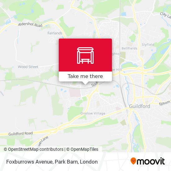Foxburrows Avenue, Park Barn map
