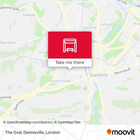 The Oval, Dennisville map