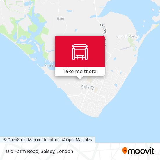 Old Farm Road, Selsey map