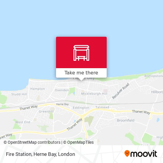 Fire Station, Herne Bay map
