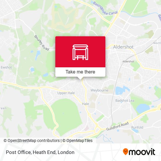 Post Office, Heath End map