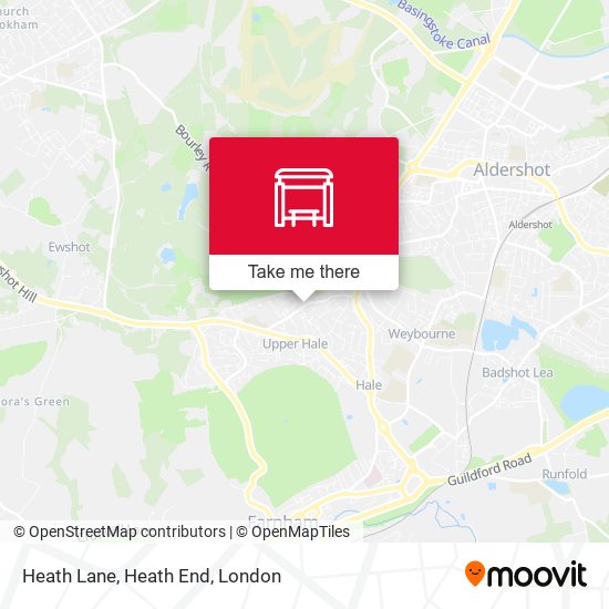 Heath Lane, Heath End map