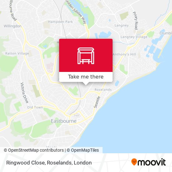 Ringwood Close, Roselands map