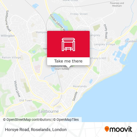 Horsye Road, Roselands map
