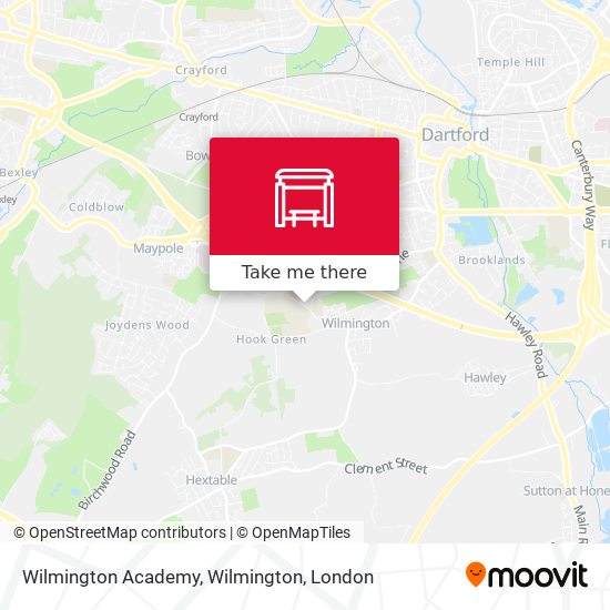 Wilmington Academy, Wilmington map