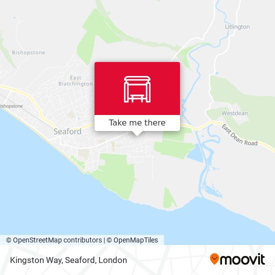 Kingston Way, Seaford map
