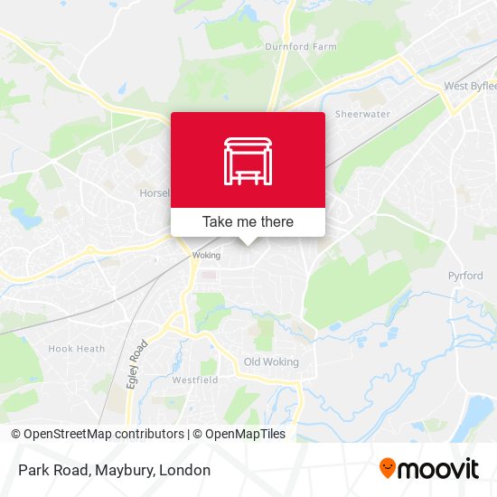 Park Road, Maybury map