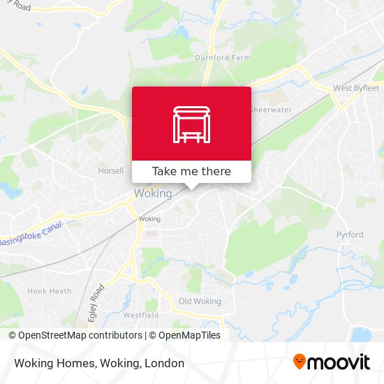 Woking Homes, Woking map