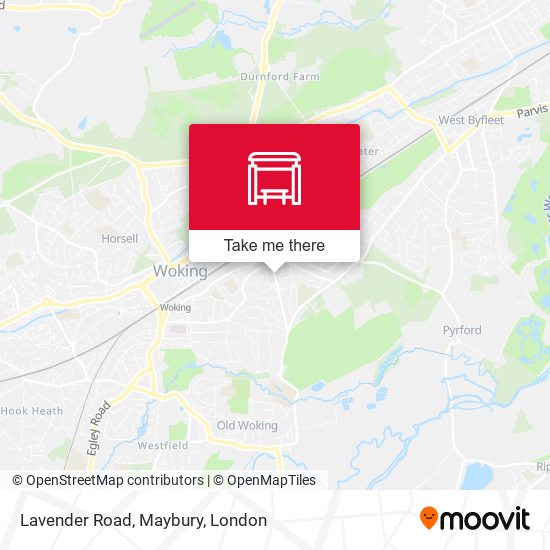 Lavender Road, Maybury map