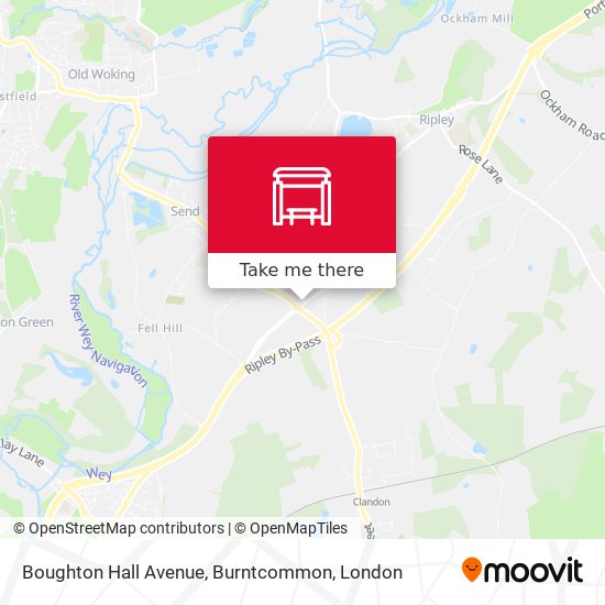 Boughton Hall Avenue, Burntcommon map