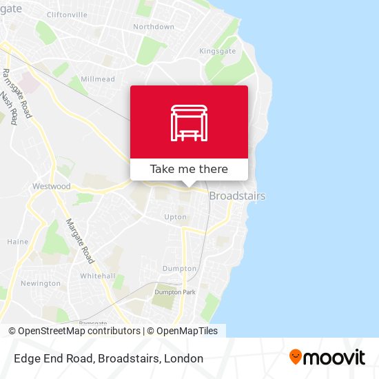 Edge End Road, Broadstairs map