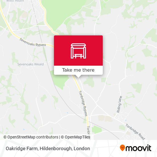 Oakridge Farm, Hildenborough map