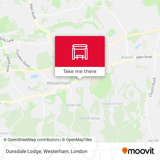 Dunsdale Lodge, Westerham map