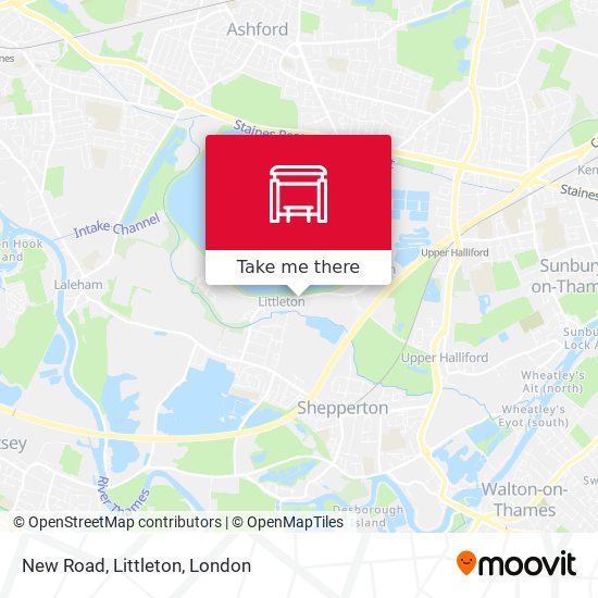 New Road, Littleton map