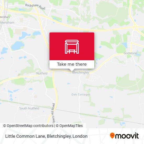 Little Common Lane, Bletchingley map