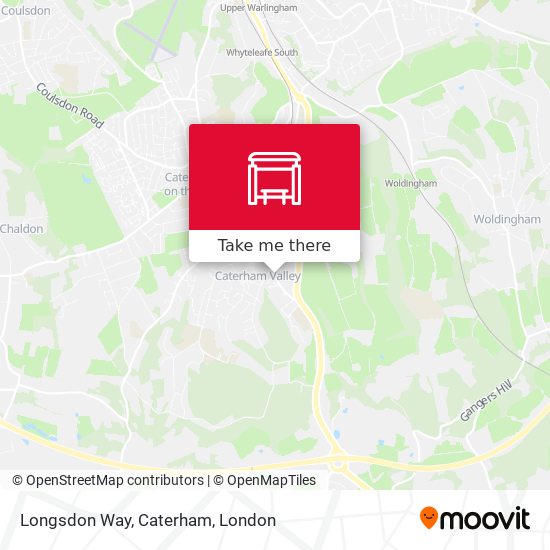 Longsdon Way, Caterham map