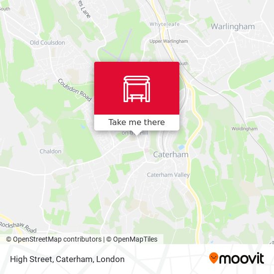 High Street, Caterham map