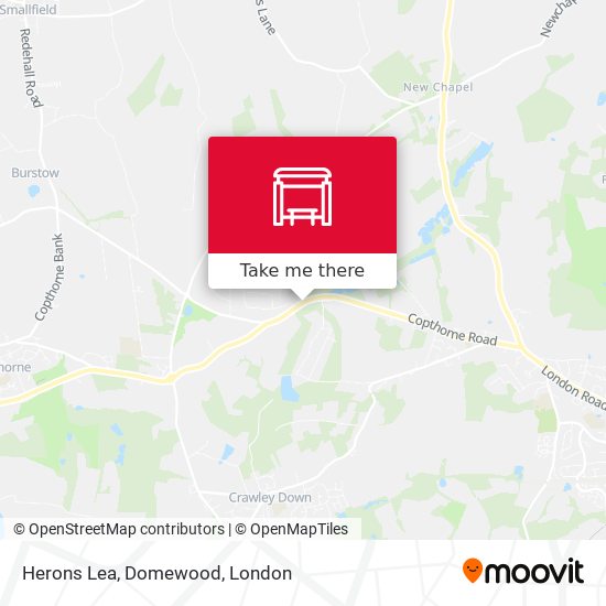 Herons Lea, Domewood map