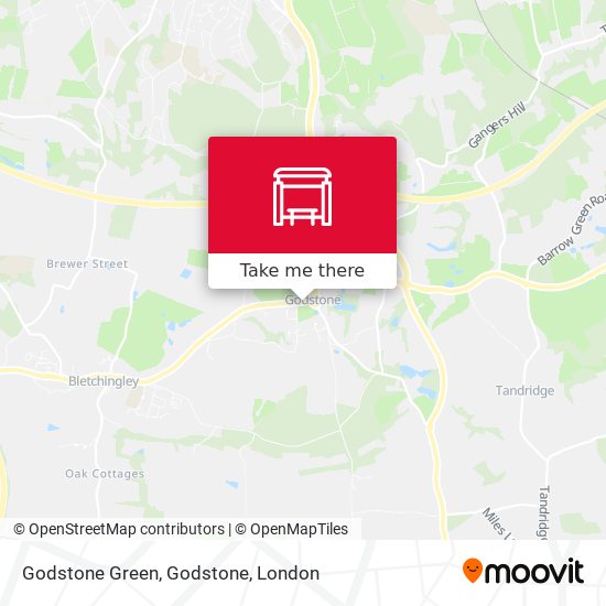 Godstone Green, Godstone map