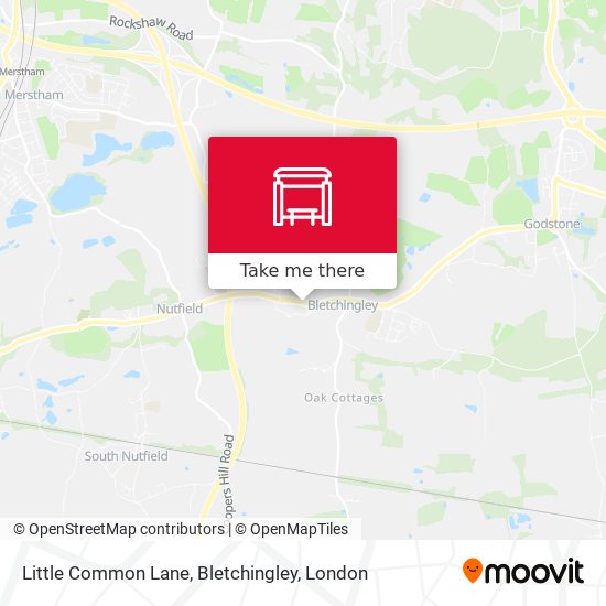Little Common Lane, Bletchingley map