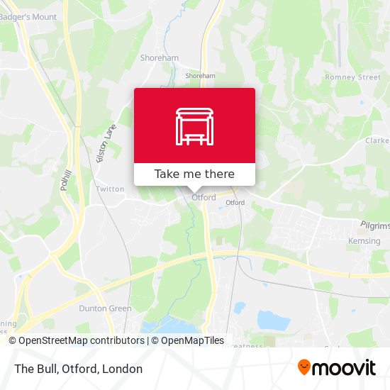 The Bull, Otford map