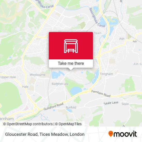 Gloucester Road, Tices Meadow map