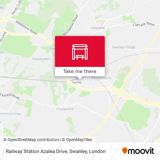 Railway Station Azalea Drive, Swanley map