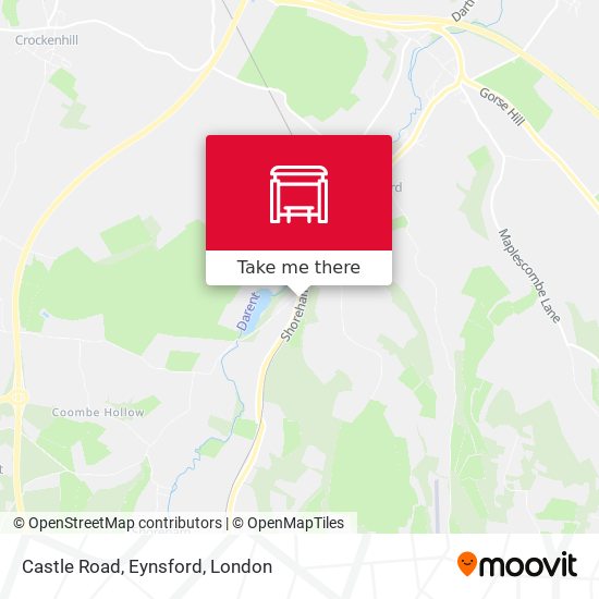 Castle Road, Eynsford map