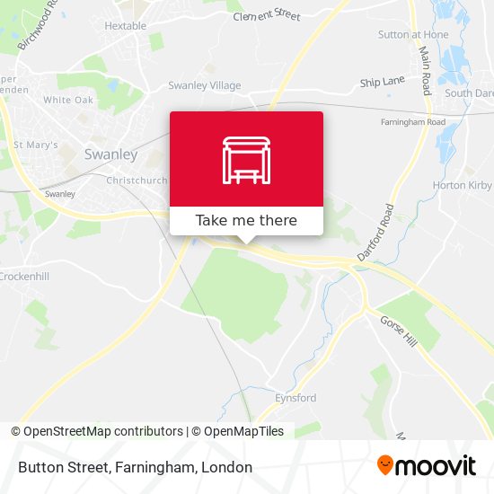 Button Street, Farningham map
