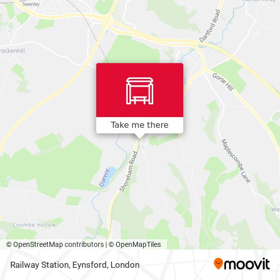 Railway Station, Eynsford map