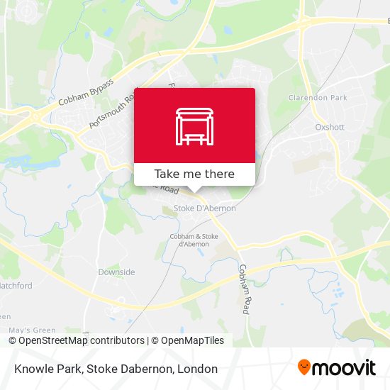 Knowle Park, Stoke Dabernon map