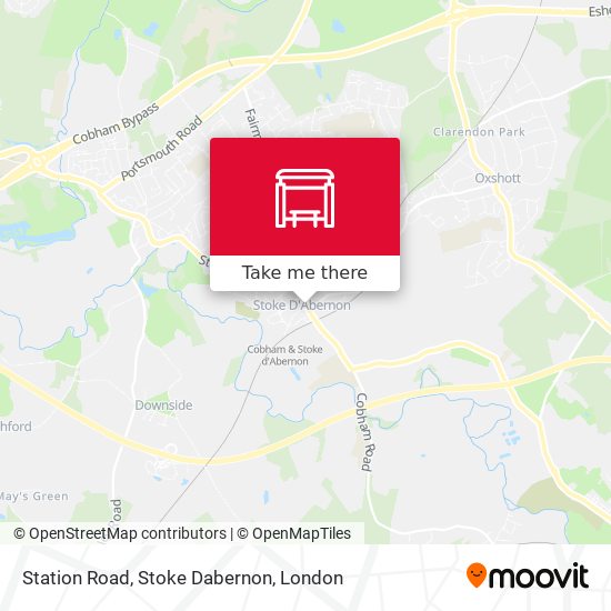 Station Road, Stoke Dabernon map