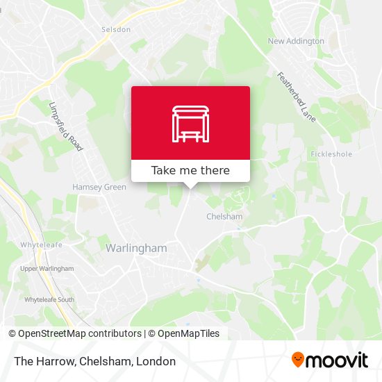 The Harrow, Chelsham map