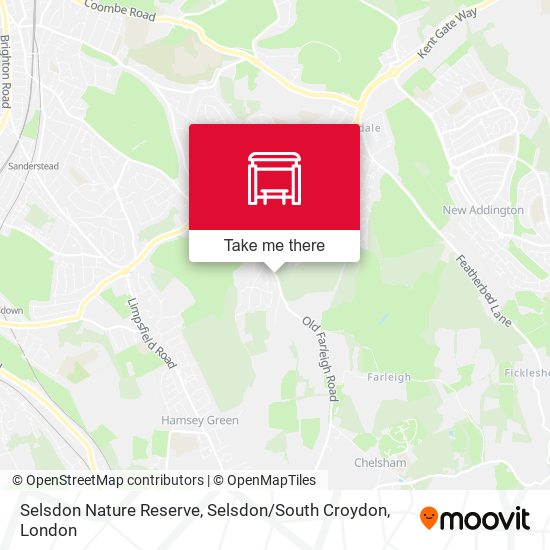 Selsdon Nature Reserve, Selsdon / South Croydon map