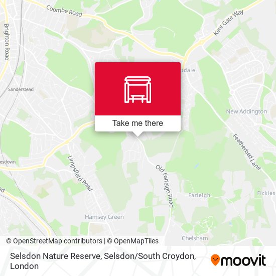 Selsdon Nature Reserve, Selsdon / South Croydon map