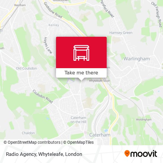 Radio Agency, Whyteleafe map
