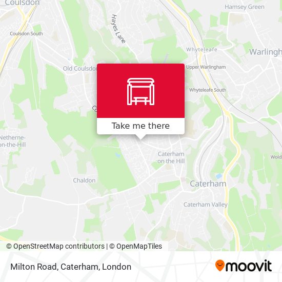 Milton Road, Caterham map