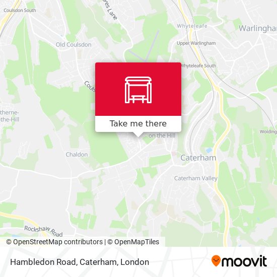 Hambledon Road, Caterham map