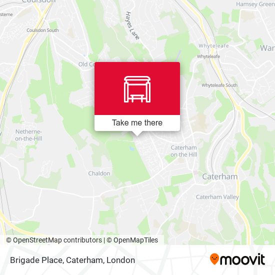 Brigade Place, Caterham map