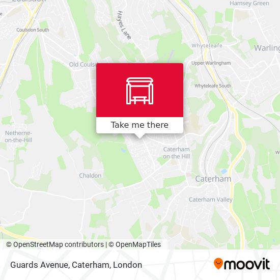 Guards Avenue, Caterham map