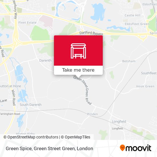 Green Spice, Green Street Green map