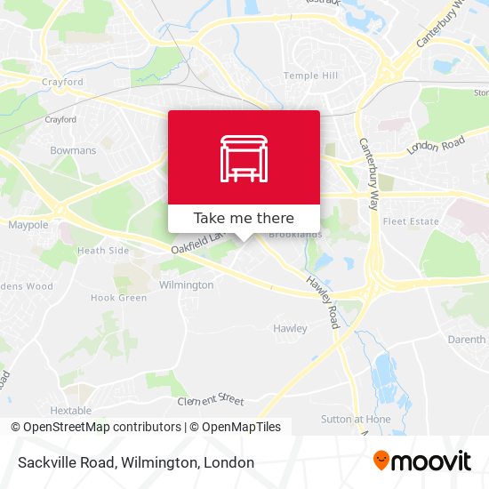 Sackville Road, Wilmington map