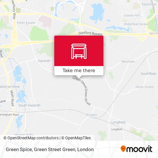 Green Spice, Green Street Green map