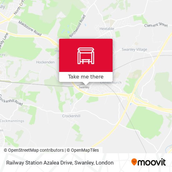Railway Station Azalea Drive, Swanley map