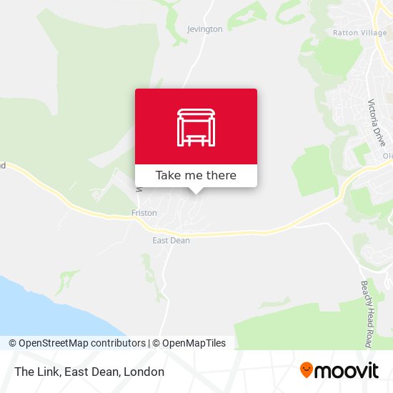 The Link, East Dean map