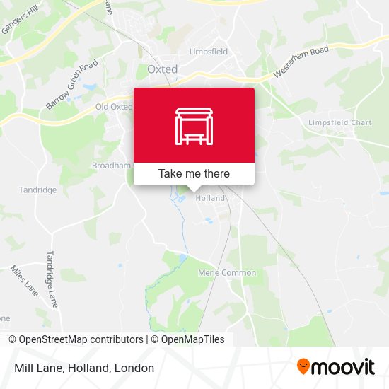 Mill Lane, Holland map