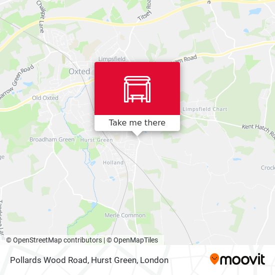 Pollards Wood Road, Hurst Green map