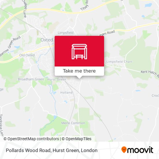 Pollards Wood Road, Hurst Green map